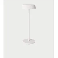lodes -   lampe de table rod blanc ivoire  aluminium